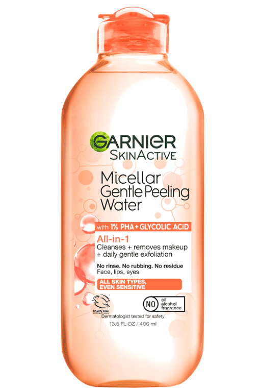 Garnier Micellar Peeling Cleansing Water with 1% PHA and Glycolic Acid